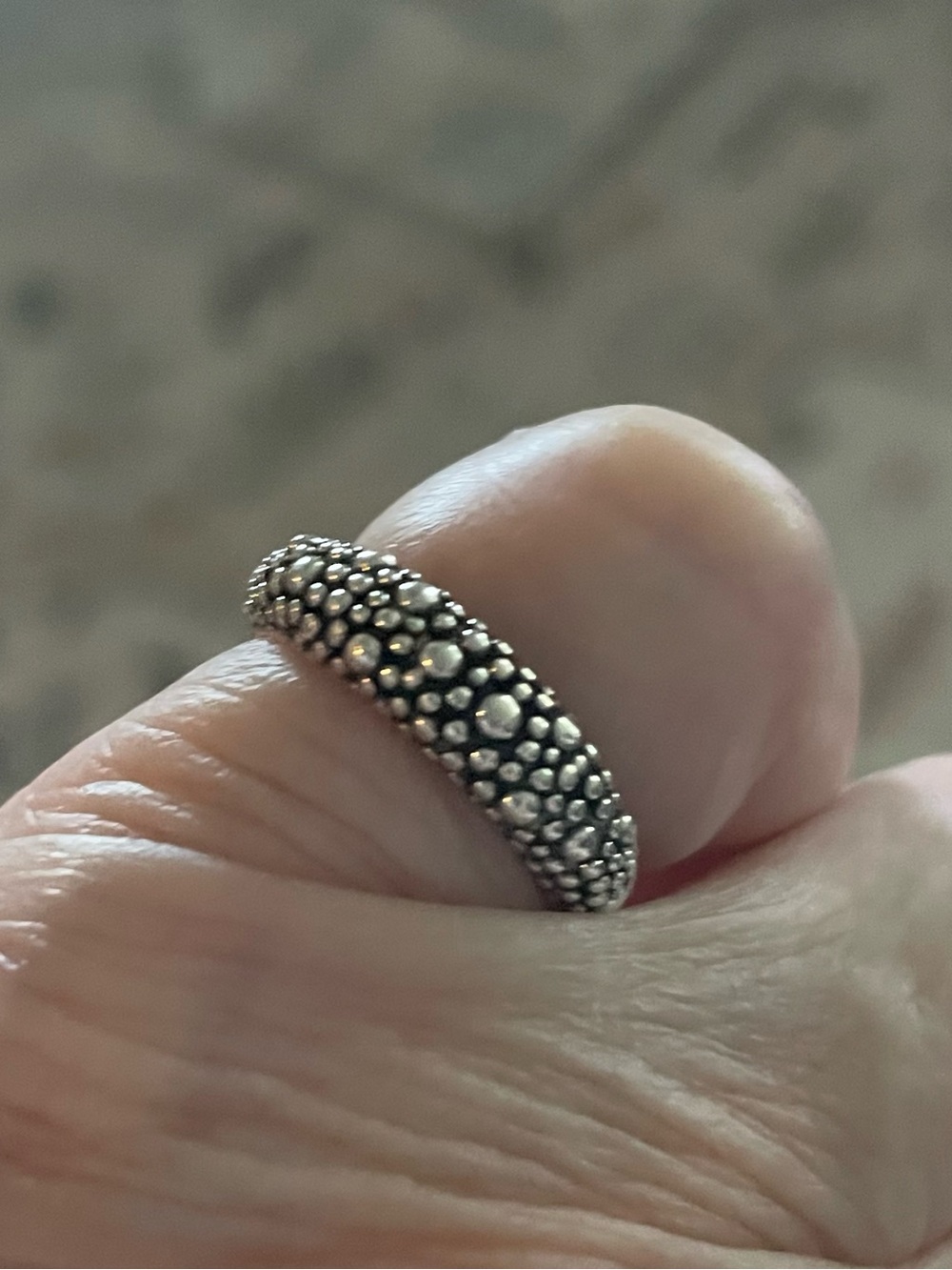 Michael Dawkins Starry Night Ring Sz 5